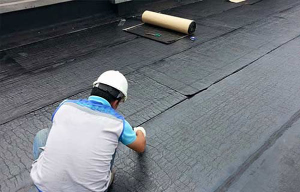 Dán màng chống thấm cho sàn mái - Chống Thấm Miền Nhiệt Đới - Công Ty TNHH Miền Nhiệt Đới